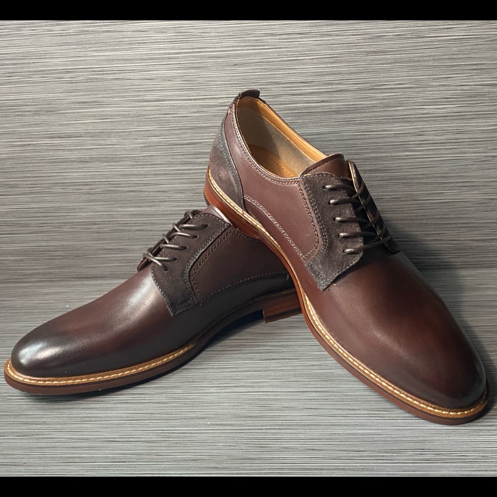 STEVE MADDEN NWT BROWN LEATHER DRESS OXFORDS